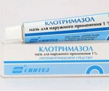 Main purposes, composition and possible negative consequences of using clotrimazole What is clotrimazole ointment for women?